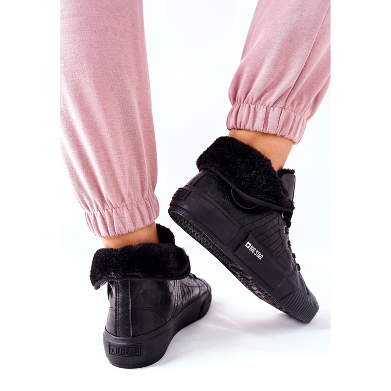 Baskets Femme Big Star II274155 Noir isolé 2