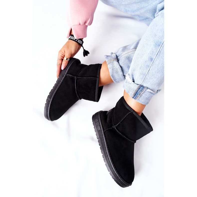 Bottes de neige en cuir pour femmes Big Star II274440 Noir le noir 1 Bottes de neige en cuir pour femmes Big Star II274440 Noir le noir 1