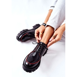 Chaussures en cuir pour femmes Maciejka Noir 5074A-01 1