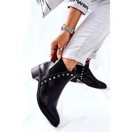 PG1 Bottines Femme Jodhpur boots Noir Barretos 1