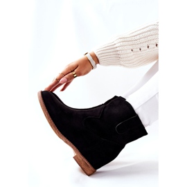 PG1 Bottines Polon en daim noir le noir 1