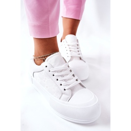 FB3 Baskets Femme On The Platform Blanc Miel 1