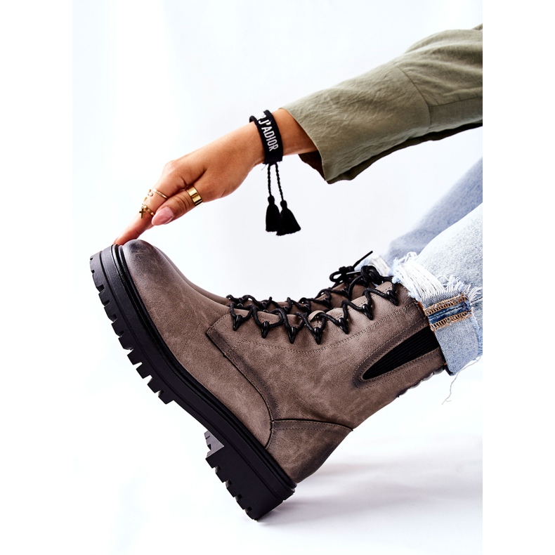 Bottes Ouvrières Warmed Sergio Leone Gris TR756 2