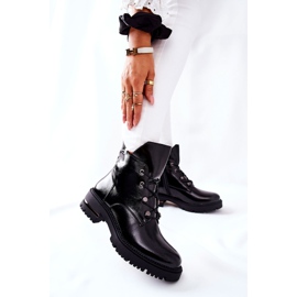 Bottes Chaudes Laquées Sergio Leone Noir TR744 le noir 6