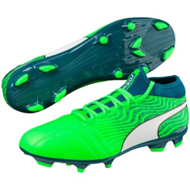 Chaussures de football Puma One 18.3 Fg M 104538 04 multicolore vert 2