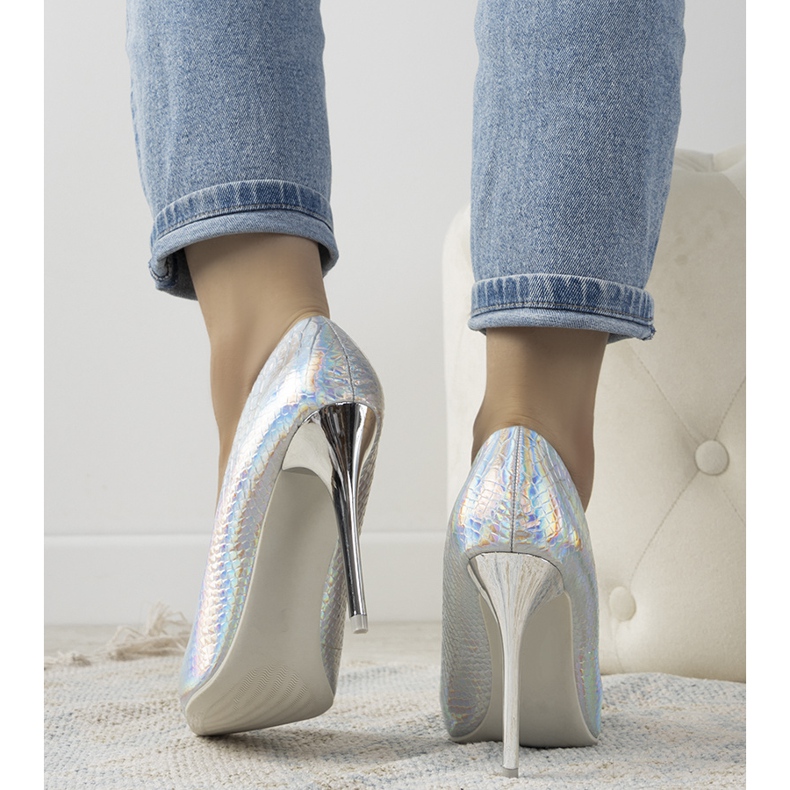 Épingles holographiques argentées Craigie 1