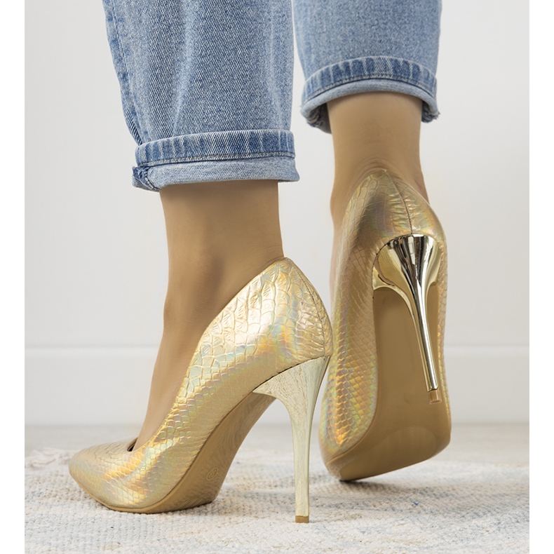 Les épingles holographiques dorées de Craigie d'or 1