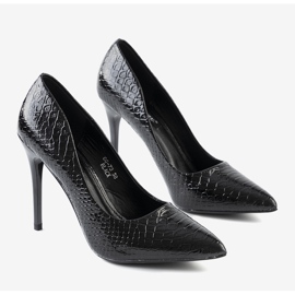 Les talons hauts noirs de Craigie le noir 1