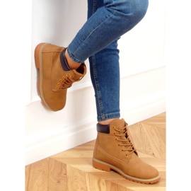 Boots bois camel F662 Camel brun 5