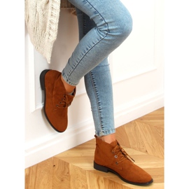 Chaussures à lacets camel 8321 Camel brun 4