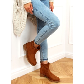 Boots femme classiques camel 9621 Camel brun 4