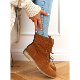 Workery camel NC1198 Bottes camel brun 4