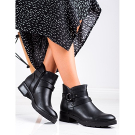 Clowse Bottes décontractées avec une ceinture décorative noir 1