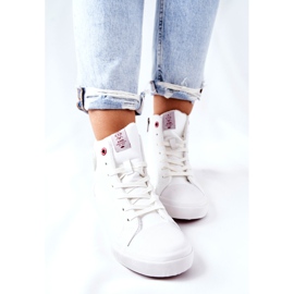 Baskets Femme Cross Jeans High Blanc II2R4010C blanche 3