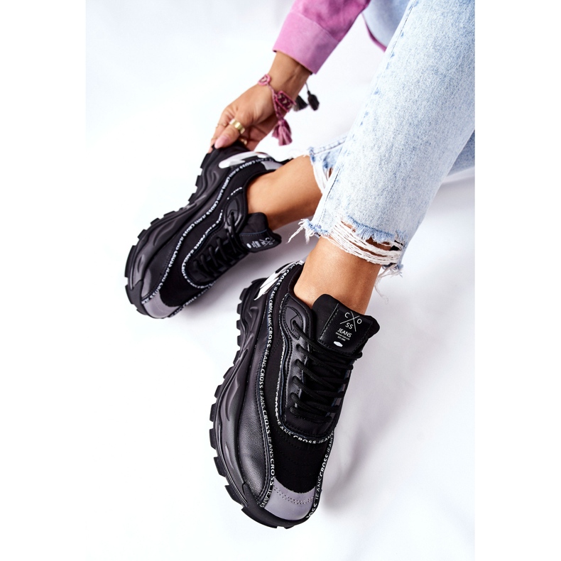 Chaussures de sport pour femmes Cross Jeans II2R4018C Noir 2
