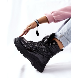 Vinceza Trappeurs noirs Ismobe pour femmes 2