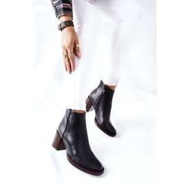 Sergio Leone Bottes Sur Une Barre BT545 Noir le noir 4