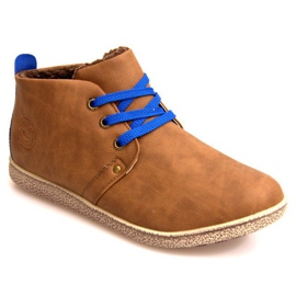 Baskets Hautes Isolées 3021 Camel brun 1