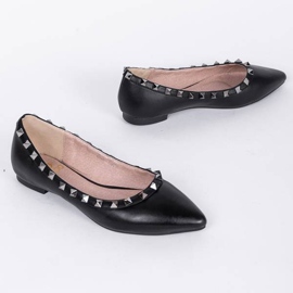 Ballerines noires cloutées Meredith le noir 1