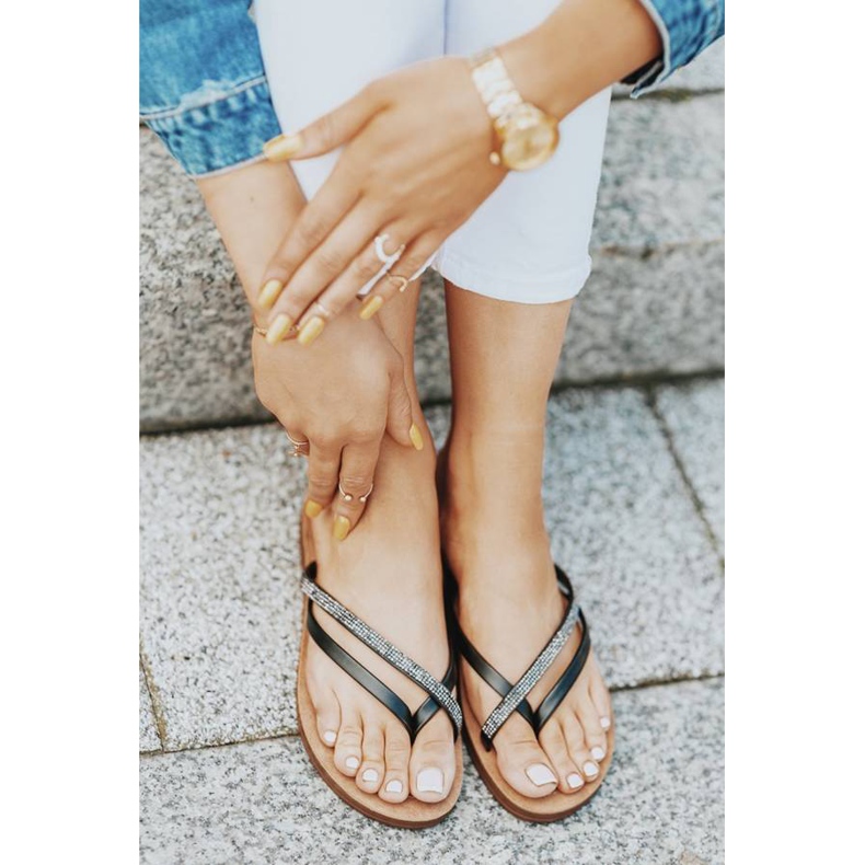 Tongs Beach Party noires le noir 1 Tongs Beach Party noires le noir 1