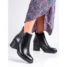 Seastar Bottes noires classiques avec une fermeture éclair le noir 4