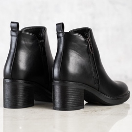 Seastar Bottes noires classiques avec une fermeture éclair le noir 2