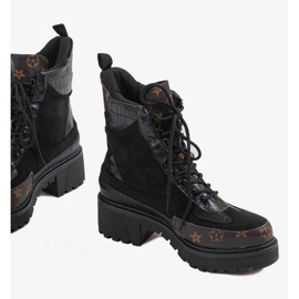 Sacs noirs avec inserts marron brun 1