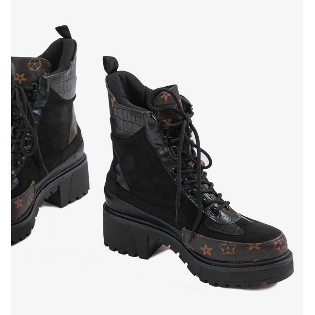 Sacs noirs avec inserts marron brun 1