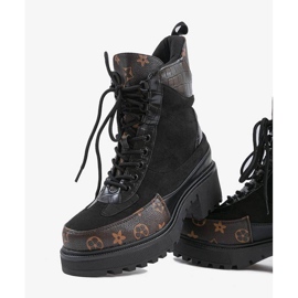 Sacs noirs avec inserts marron brun 2