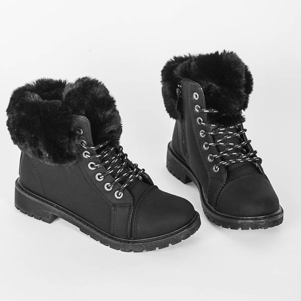 Bottes isolées noires de Sia le noir 1