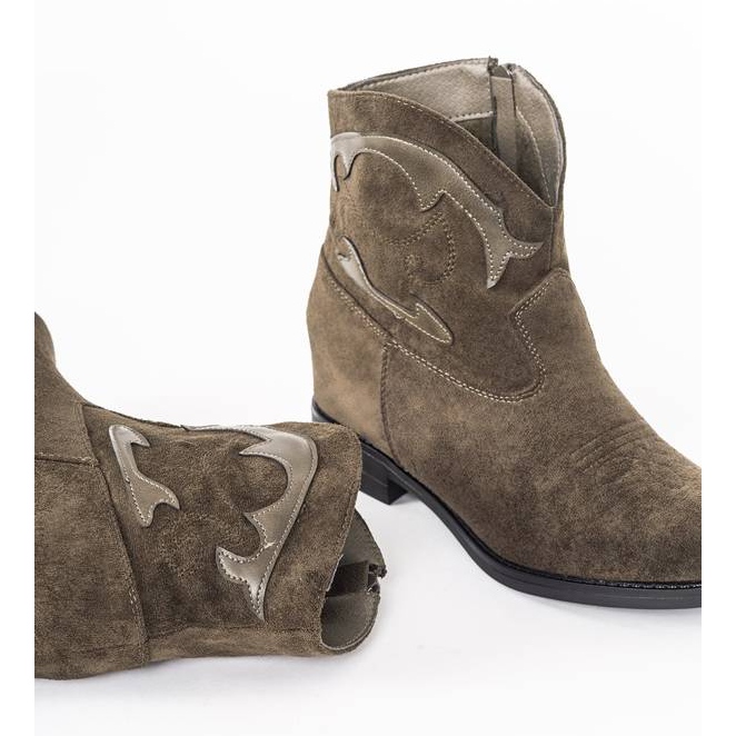 Bottines vertes Ana 1