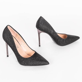 Escarpins noirs brillants le noir 1