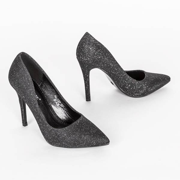 Talons hauts noirs de Melody le noir 1