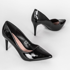 Escarpins laqués noir Grèce le noir 1