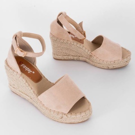 Espadrilles beiges sur la semelle compensée Holiday Vibes 3