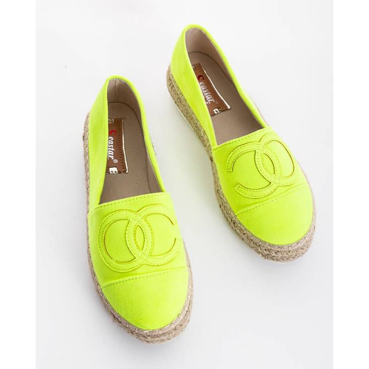 Espadrilles Pretty Woman vert fluo 1