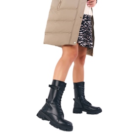 Bottes hautes pour femmes Sergio Leone Tr745 Black le noir 8