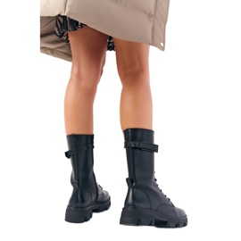 Bottes hautes pour femmes Sergio Leone Tr745 Black noir 10