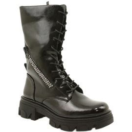 Sergio Leone TR747 Bottes Hautes Noir 1