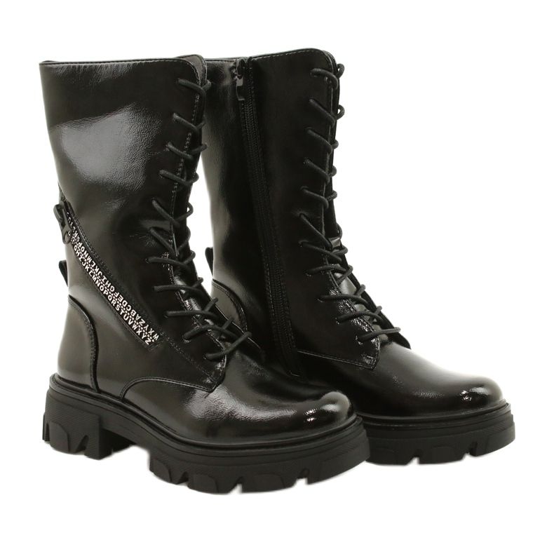Sergio Leone TR747 Bottes Hautes Noir 5