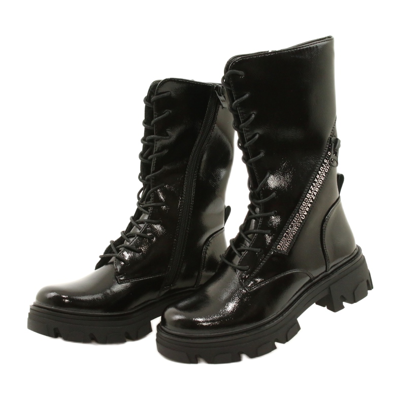 Sergio Leone TR747 Bottes Hautes Noir 3
