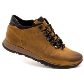 Olivier Chaussures homme bottines cuir 920MP rouge brun jaune 4