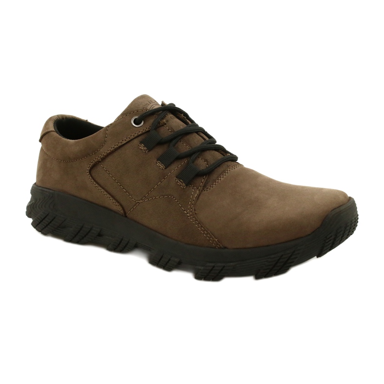 American Club CY18 / 21 chaussures de confort marron pour hommes brun 1
