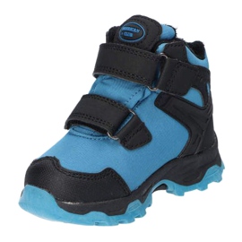 American Club Softshell Sports Boys avec une membrane Blue-Black HL33 / 21 bleu 3