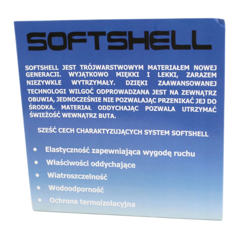 American Club Softshell Sports Boys avec une membrane Blue-Black HL33 / 21 bleu 6