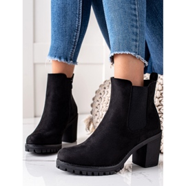 Seastar Bottines classiques à talons hauts le noir 2