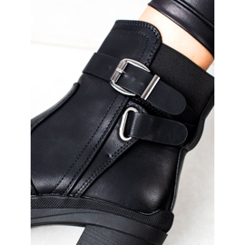 Renda Bottes à plateforme décontractées le noir 3