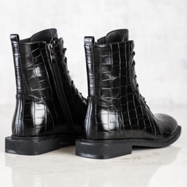 S. BARSKI Bottes élégantes en éco-cuir par S.BARSKI le noir 1 S. BARSKI Bottes élégantes en éco-cuir par S.BARSKI le noir 1