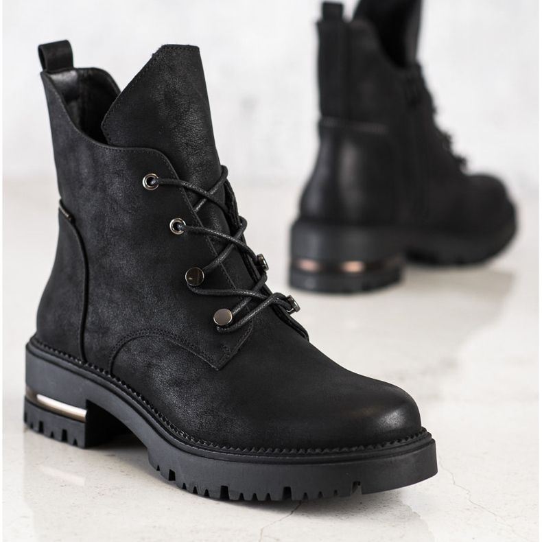 Travailleurs à lacets à la mode par Sergio Leone le noir 2