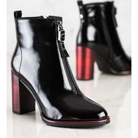 S. BARSKI Bottines vernies stylées S.BARSKI le noir 2